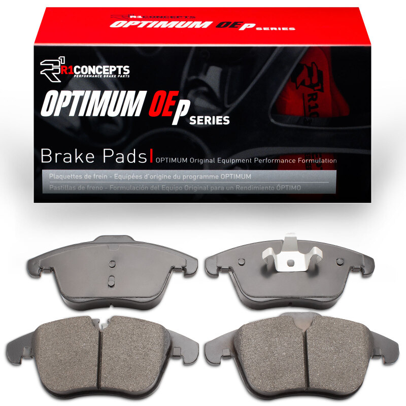 Jaguar XJ8 Brake Pads - Front - R1 Concepts - Optimum OE - `06-`18